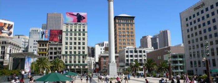 Union Square is one of San Francisco.