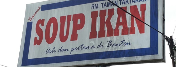 RM Soup Ikan Taktakan is one of West Banten.