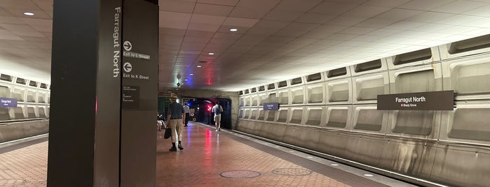 Farragut North Metro Station is one of สถานที่ที่บันทึกไว้ของ Emily.