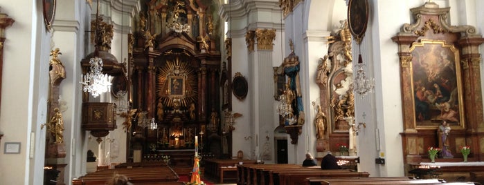 Mariahilfer Kirche is one of Vienna sights.