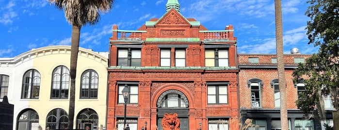 Old Savannah Cotton Exchange is one of Savannah, Georgia.