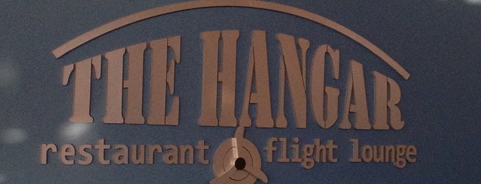 Hangar Restaurant and Flight Lounge is one of Tempat yang Disukai Natalie.