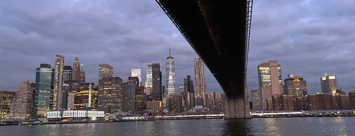 Under the Brooklyn Bridge is one of Best Views of NYC.