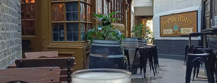 Ye Olde Mitre is one of London's 50 Best Pubs 2020.