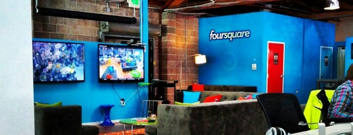Foursquare SF is one of Social world.