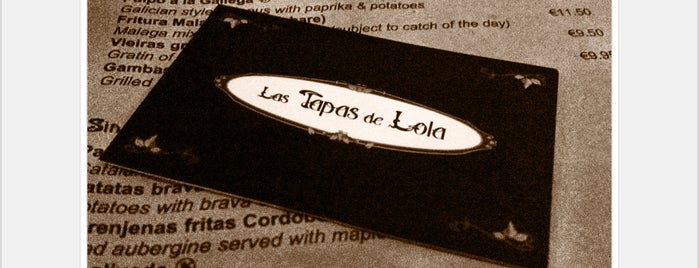 Las Tapas de Lola is one of Ireland.