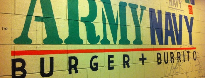 Army Navy Burger + Burrito is one of Gourmet BGC.