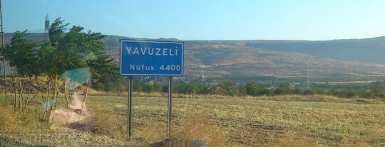 Yavuzeli is one of Lieux qui ont plu à Sevgi.