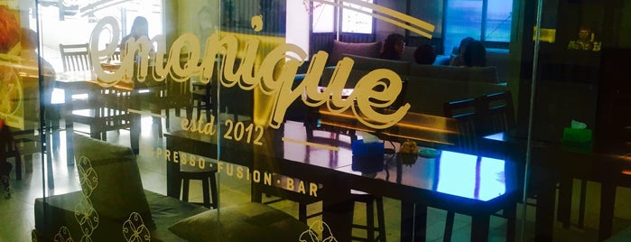 Emonique Cafe Taman Desa is one of Orte, die IG @antskong gefallen.
