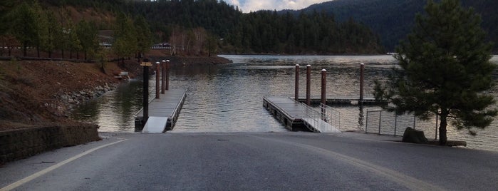 Higgens Point Boat Launch is one of CDA, Idaho.