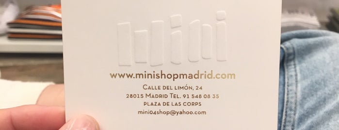 Mini Shop Madrid is one of Madrid.