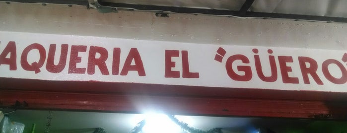 Taquería "El Güero" is one of Luis 님이 좋아한 장소.