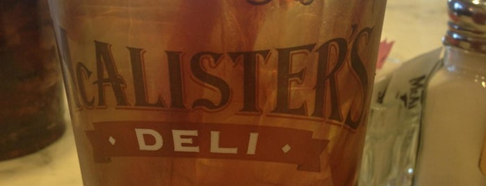 McAlister's Deli is one of Favorite Food.