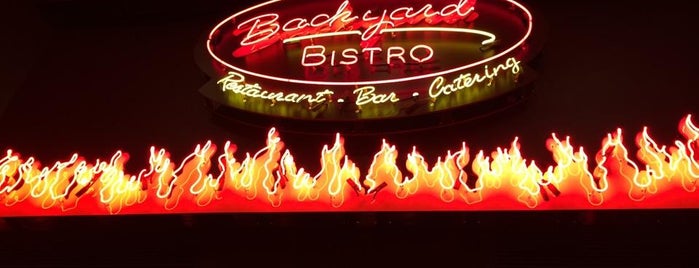 Backyard Bistro is one of Restraunts Out of Town to Try.