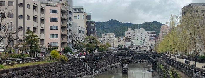 Meganebashi Bridge is one of nagasaki.