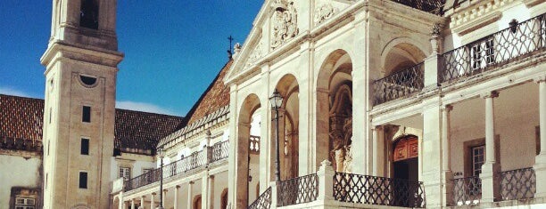 Universidade de Coimbra is one of Lisbon / Coimbra / Porto.