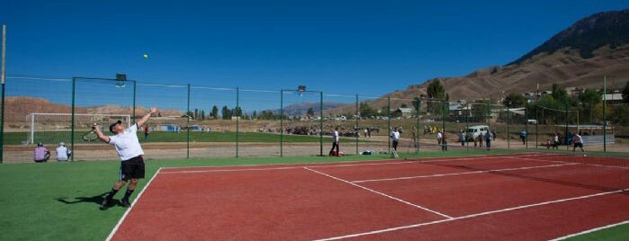 Теннисный Корт / Tennis Court is one of Discovering Naryn with 4Sq.