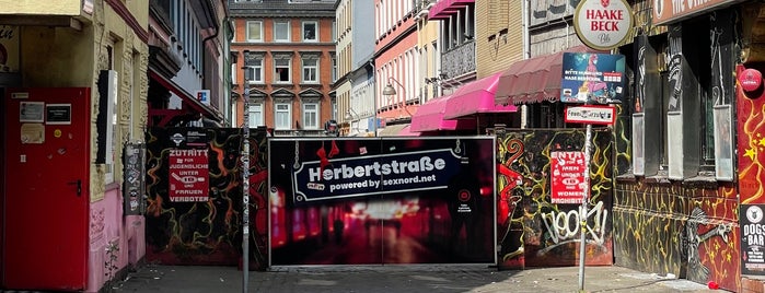 Herbertstraße is one of Hamburg.