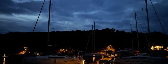 ACI Marina Palmižana is one of Yacht Week black route.