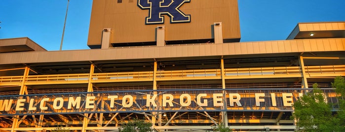 Kroger Field is one of All of University of Kentucky's Tips.
