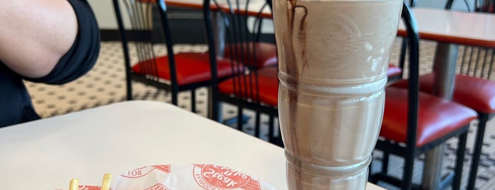 Steak 'n Shake is one of Favorite campus and non campus places.