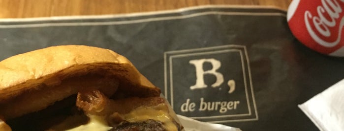 B, de burger is one of RJ.