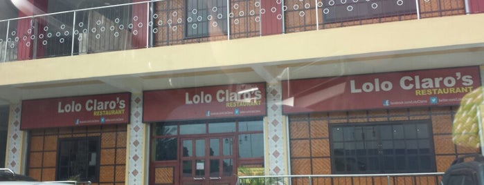 Lolo Claro's Restaurant is one of Lieux qui ont plu à Vince.