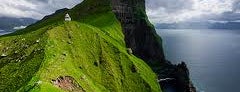 Kallur Lighthouse is one of Faroe islands.