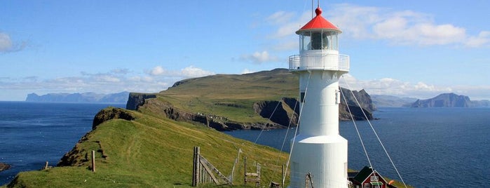 Mykines Lighthouse is one of Faroe Islands.