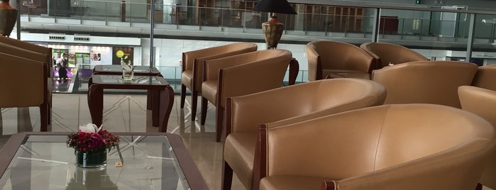 Emirates Lounge is one of Airport lounges.