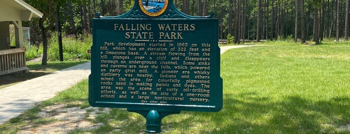 Falling Waters State Park is one of Sundays.