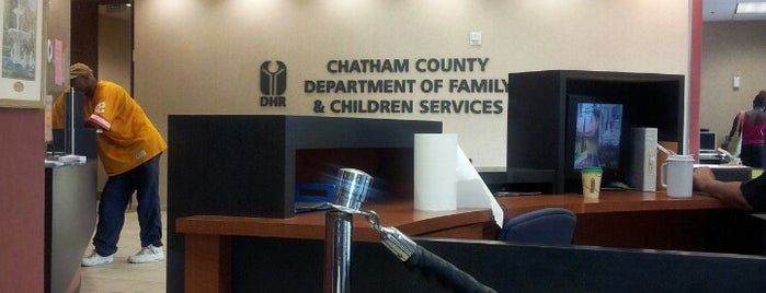 Chatham County Department of Family and Children Services is one of Gespeicherte Orte von Leon.