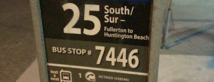 bus stop 7446 is one of stuff.