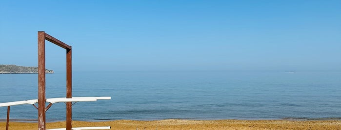 Stalos Beach is one of Cretan beaches.