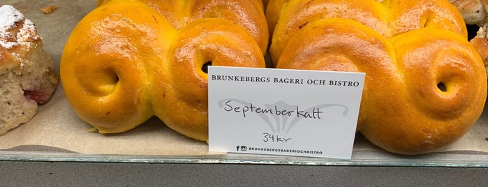 Brunkebergs Bageri och Bistro is one of Stockholm food.