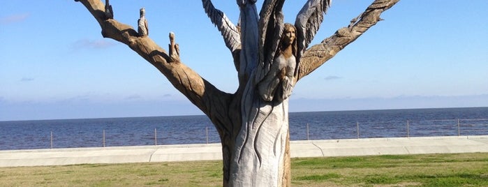 Tree Sculpture On The Beach is one of Lugares favoritos de Dick.