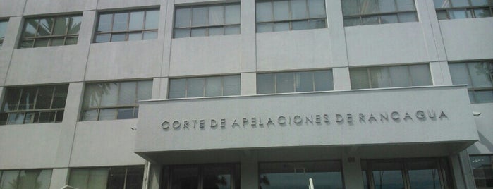 Corte De Apelaciones de Rancagua a is one of สถานที่ที่ Mario ถูกใจ.