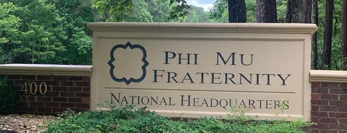 Phi Mu Headquarters is one of A few of my favorite places.