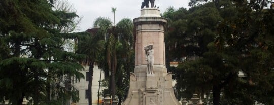 Plaza Zabala is one of Montevideu.