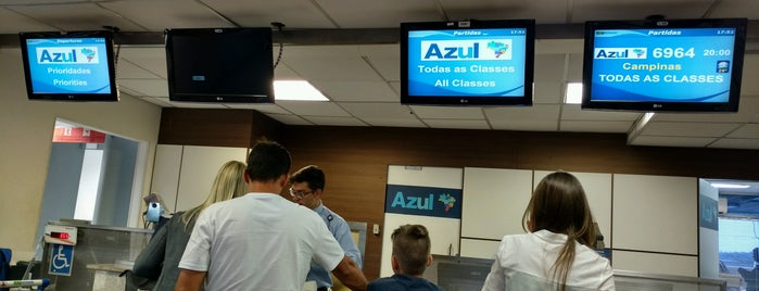 Check-in Azul is one of Aeroporto Internacional Hercílio Luz (FLN).