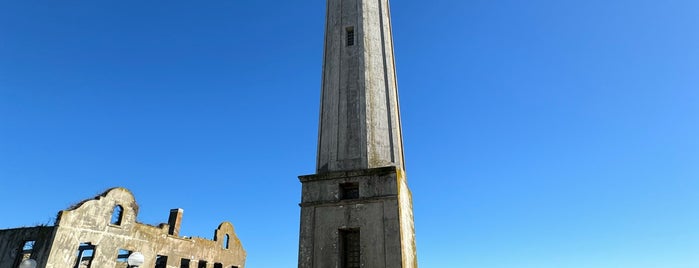 Alcatraz Island Lighthouse is one of SFO.