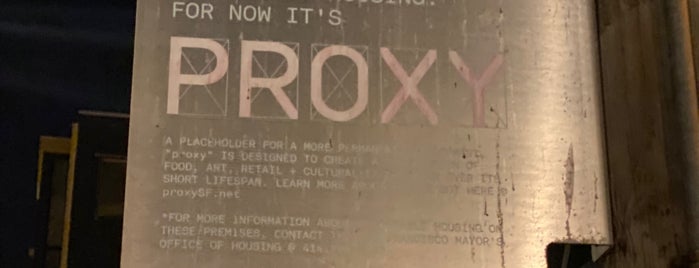 Proxy SF is one of Lieux sauvegardés par Shirley.