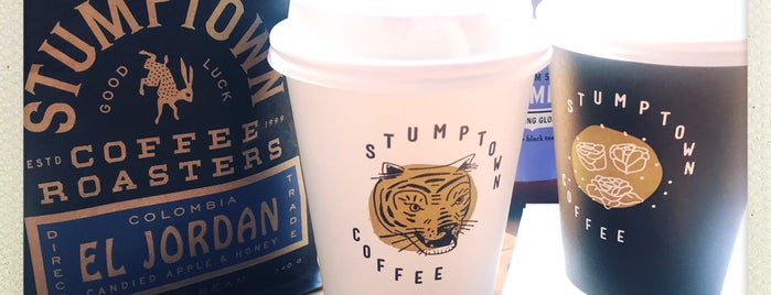Stumptown Coffee Roasters is one of Coffee shops.