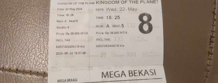 Mega Bekasi XXI is one of lelah.