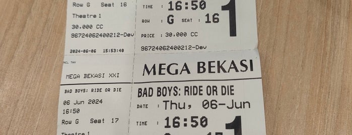 Mega Bekasi XXI is one of Top picks for Movie Theaters.