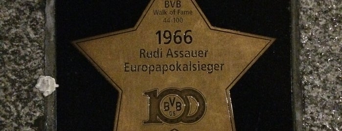 BVB Walk of Fame #44 1966 Rudi Assauer Europapokalsieger is one of BVB Walk of Fame.