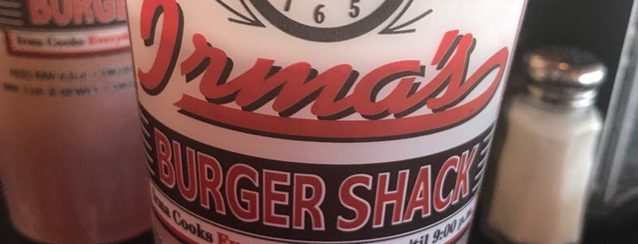 Irma's Burger Shack is one of To Try.