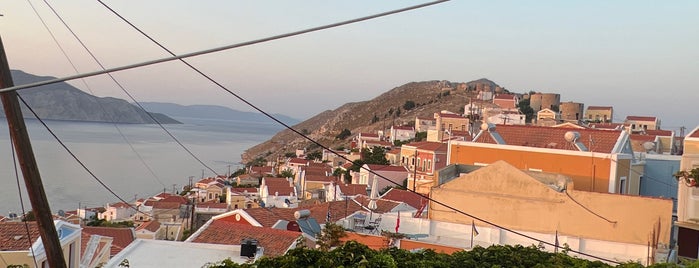 Kali Strata Café is one of Best Spots of Symi.