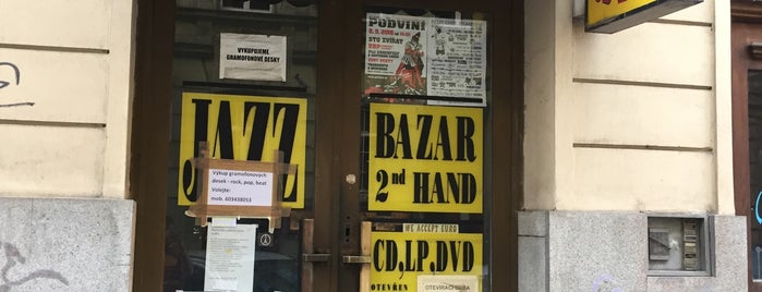 CD BAZAR is one of Prague music shops.