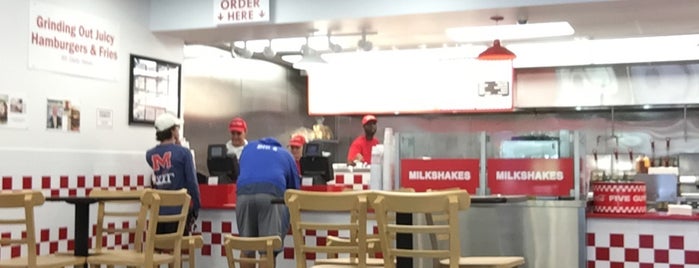 Five Guys is one of gluten-free.